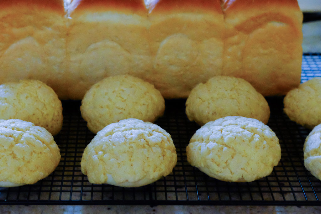 手作りメロンパン