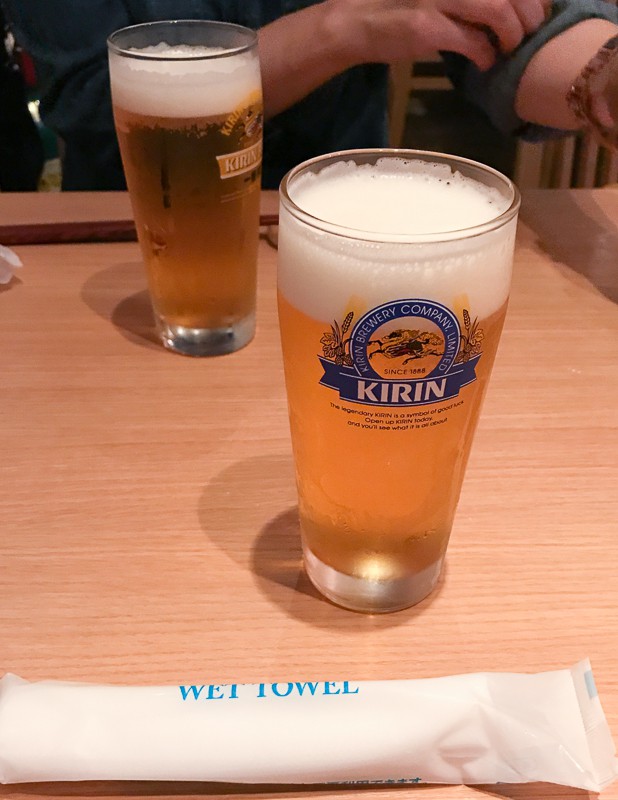 生ビール最高♪