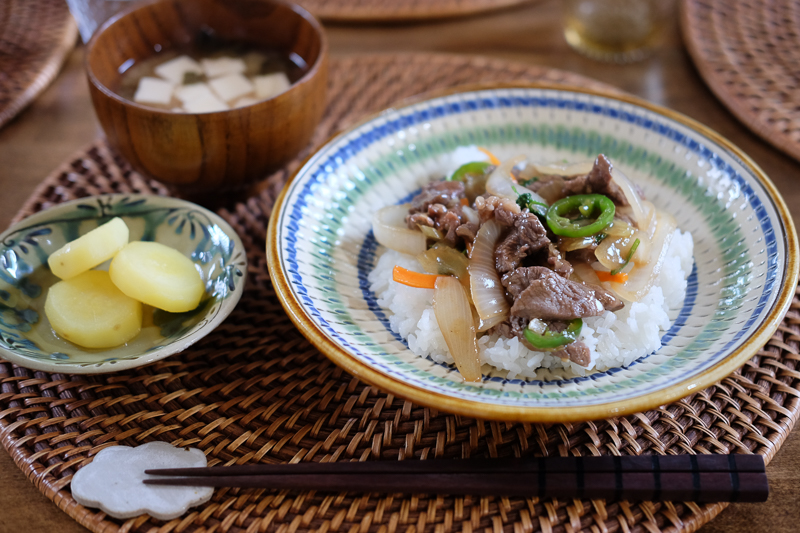 牛肉とあまり野菜の炒めもの