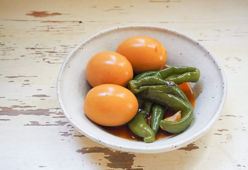 韓国風の煮たまご