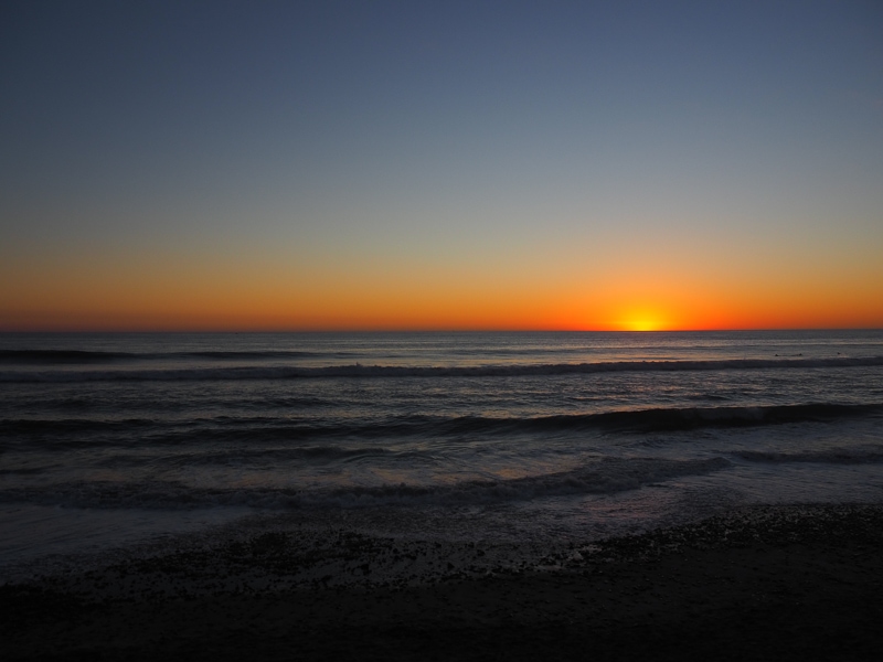 最高にきれいな夕日