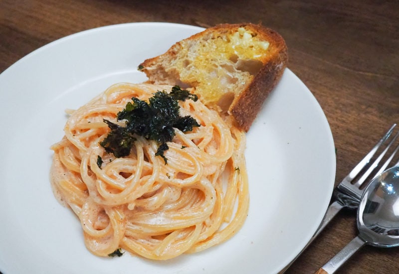 明太子クリームパスタ