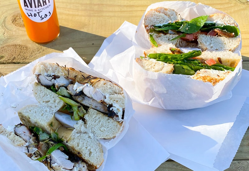 ベーグルサンド