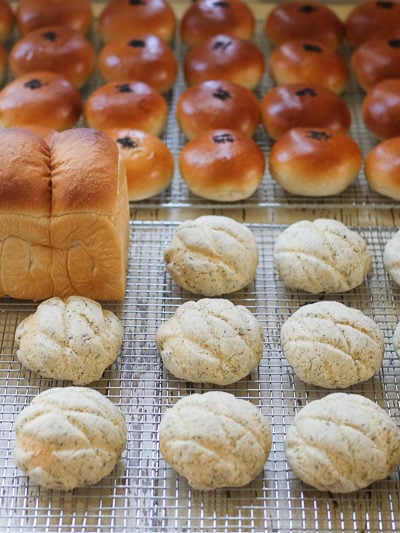 アールグレイメロンパン&あんぱん