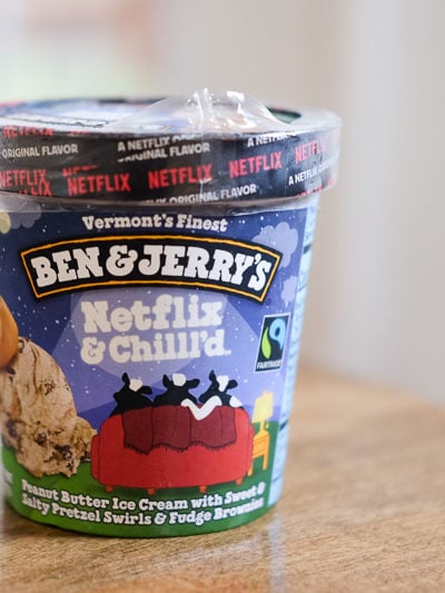 NetfixとBen&Jerryのコラボアイス