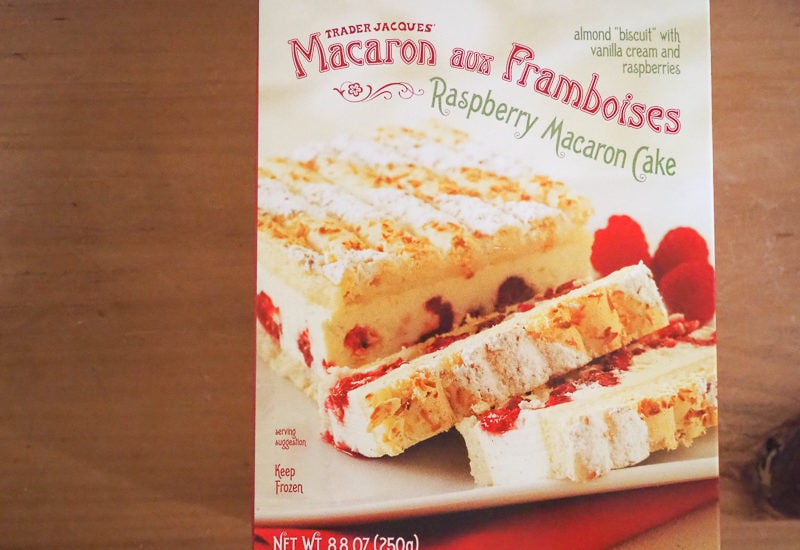 ラズベリーマカロンケーキ