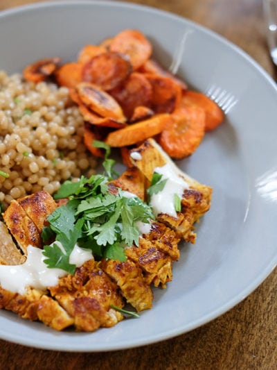 ヨーグルトマリネチキン＆ガーリックソース