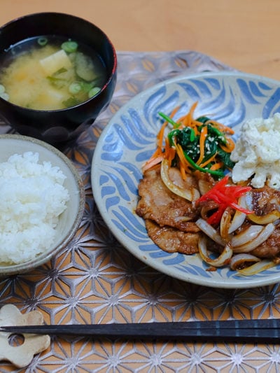 豚のしょうが焼き